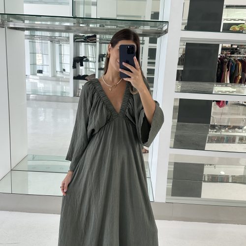 Vestido Camila Caqui