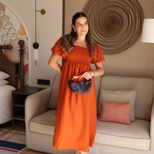 Vestido Olivia Terracota