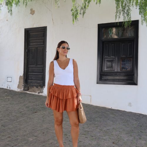 Falda Capri Teja
