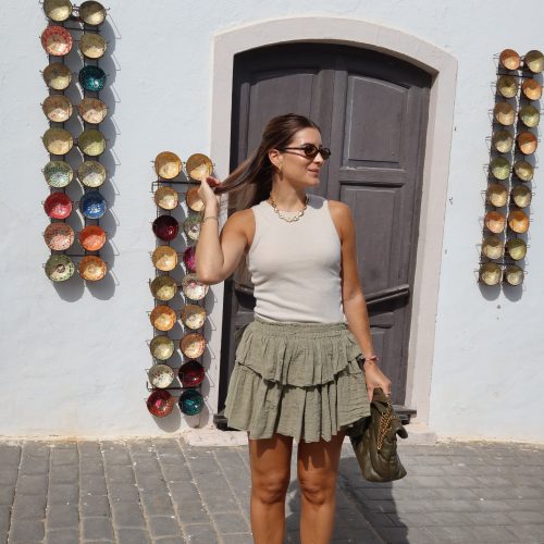 Falda Capri Verde